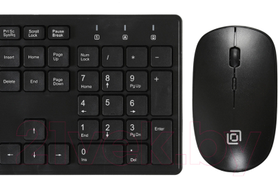 Клавиатура+мышь Oklick 240M (черный)
