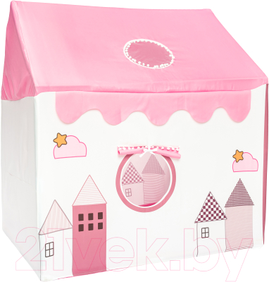Детская игровая палатка Sundays Домик с розовой крышей / 377536