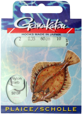 

Крючок рыболовный Gamakatsu, BKD-5013F Flatfish №2 035 / 140161-00200