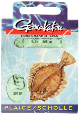 

Крючок рыболовный Gamakatsu, BKD-5013F Flatfish №6 035 / 140161-00600