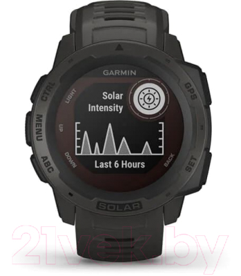 Умные часы Garmin Instinct Solar / 010-02293-00 (черный)