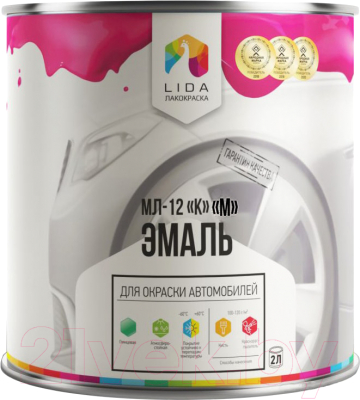 

Эмаль автомобильная Lida, Зеленый, МЛ-12 К