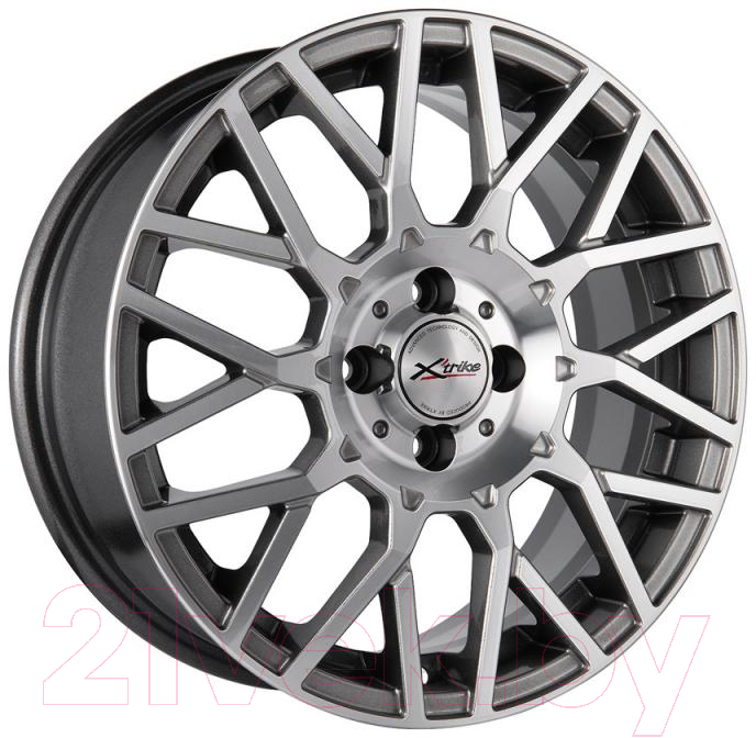Литой диск X'trike X-125 16x6.5" 4x100мм DIA 67.1мм ET 36мм HSBFP