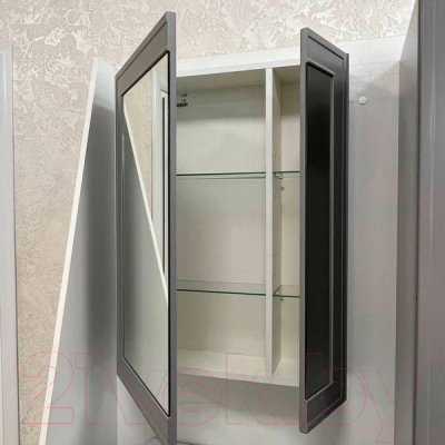 Шкаф с зеркалом для ванной Garda Stella-6 R 60 (M)