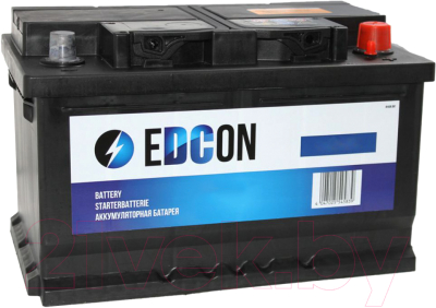 Автомобильный аккумулятор Edcon DC80760R (80 А/ч)