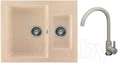 

Мойка кухонная Gerhans, C01 + смеситель KK4299-20