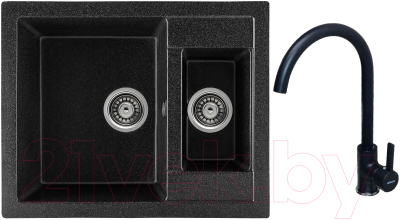 

Мойка кухонная Gerhans, C01 + смеситель KK4299-22