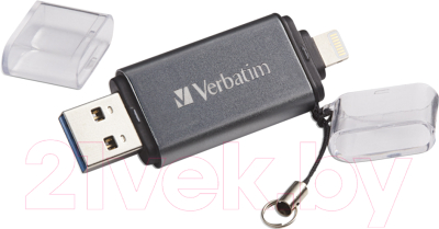 Usb flash накопитель Verbatim USB Flash 3.0/Lightning 32GB / 49300 (черный)