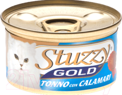 

Корм для кошек Stuzzy, Gold с тунцом и кальмарами