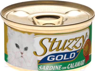 

Корм для кошек Stuzzy, Gold с сардинами и кальмарами