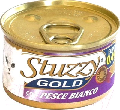 

Корм для кошек Stuzzy, Gold мусс с белой рыбой