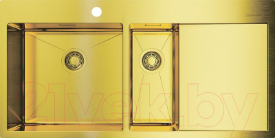 

Мойка кухонная Omoikiri, Akisame 100-2-LG-L