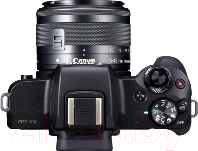 Беззеркальный фотоаппарат Canon EOS M50 IS STM 15-45mm / 2680C060AA