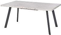 Обеденный стол Halmar Dallas 160-220x90 (мрамор) - 
