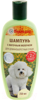 Шампунь для животных Пчелодар Для длинношерстных собак с маточным молочком  (250мл)