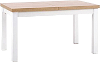 Обеденный стол Halmar Tiago / V-PL-Tiago-ST-Sonoma (дуб сонома/белый) - 
