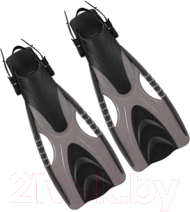 Ласты ZEZ Sport F88L/XL (р-р 44-48, черный/серый)