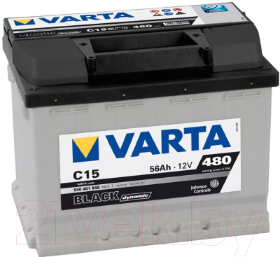 Автомобильный аккумулятор Varta Black Dynamic C15 / 556401048 (56 А/ч)