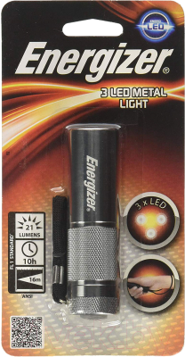 Фонарь Energizer 3Led Metal Light / E300686000