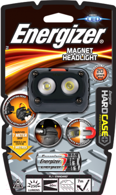 Фонарь Energizer HardCase Magnet HL / E300668000 (3AAA)