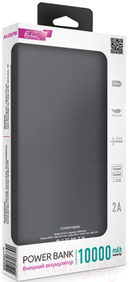 Портативное зарядное устройство PARTNER Slim 10000mAh / 036786