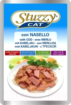 

Корм для кошек Stuzzy, Cat с треской