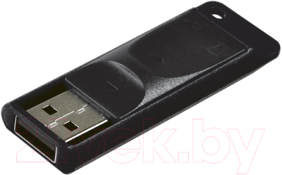Usb flash накопитель Verbatim Store 'n' Go Slider 64GB / 98698 (черный)
