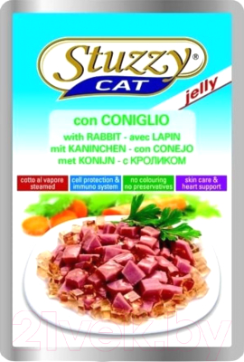 

Корм для кошек Stuzzy, Cat с кроликом в желе