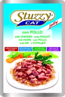 

Корм для кошек Stuzzy, Cat с курицей в желе