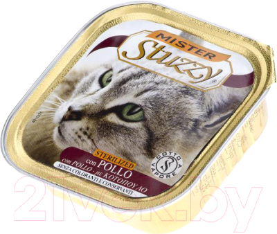 Влажный корм для кошек Stuzzy Mister Sterilized с курицей (100г)