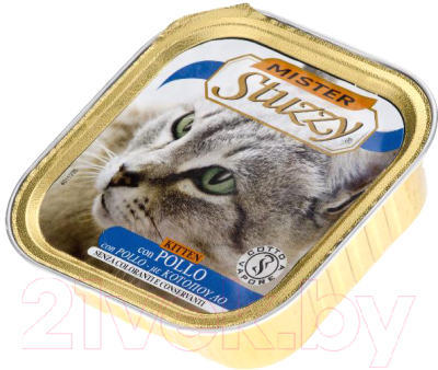 Влажный корм для кошек Stuzzy Mister Kitten с курицей (100г)
