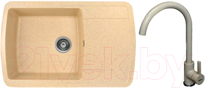

Мойка кухонная Gerhans, B29 + смеситель KK4299-21