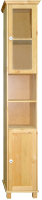 Шкаф-пенал с витриной Dipriz Тили Д.7310-5.02 (бейц масло) - 