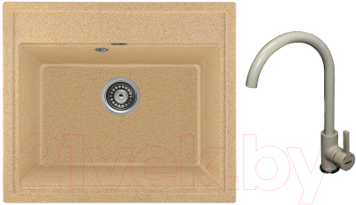 

Мойка кухонная Gerhans, A12 + смеситель KK4299-21