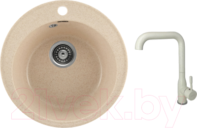 

Мойка кухонная Gerhans, A05 + смеситель KK4698-20