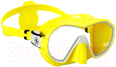 Маска для плавания Aqua Lung Sport Plazma 1Lens Tr MS3937309 (желтый)
