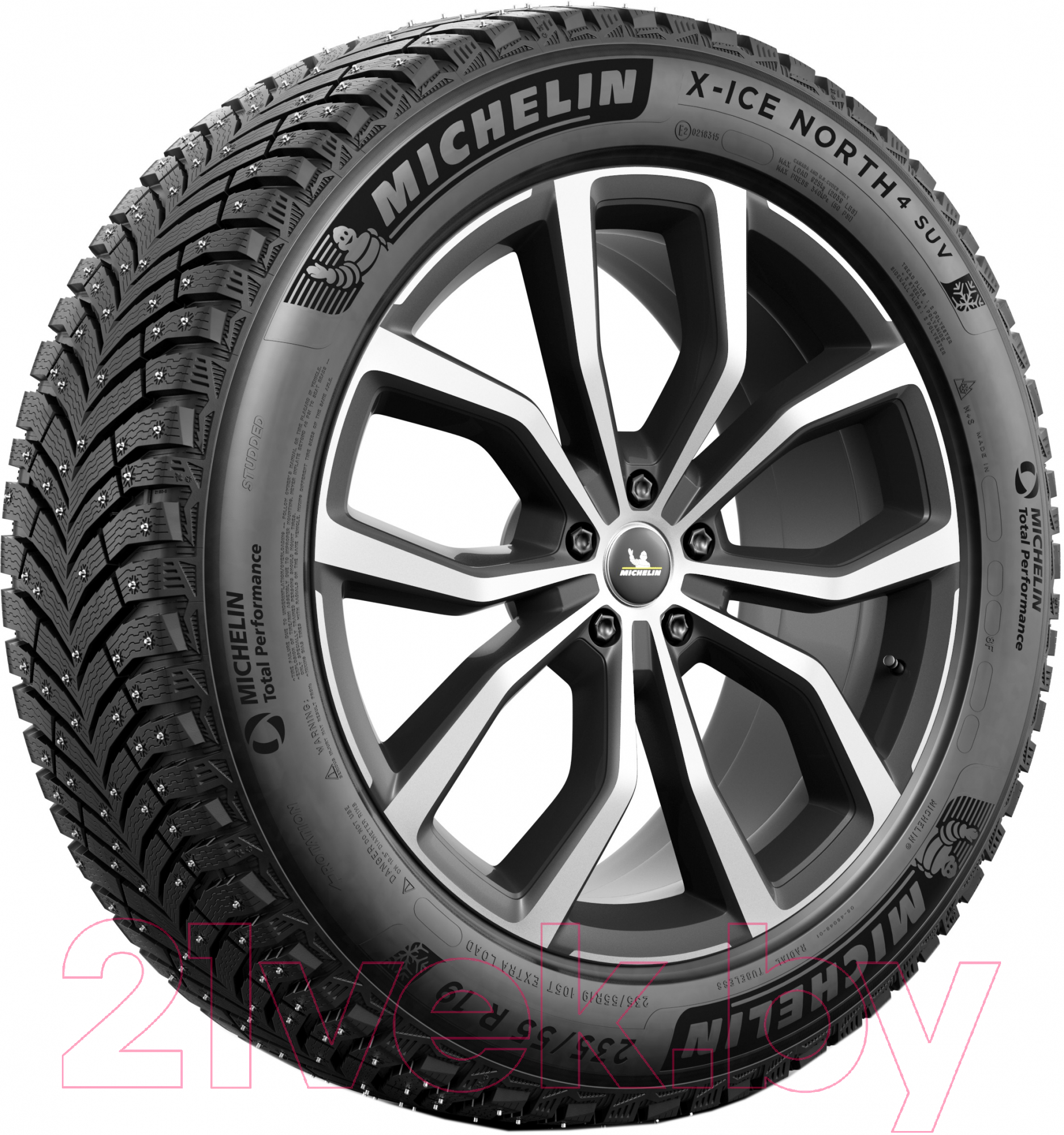Зимняя шина Michelin X-Ice North 4 SUV 285/45R20 112T (шипы)