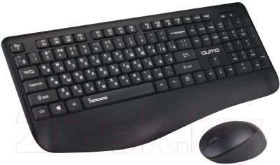 Клавиатура+мышь Qumo Space K57/M75 (черный)