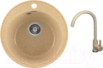 

Мойка кухонная Gerhans, A05 + смеситель KK4299-21
