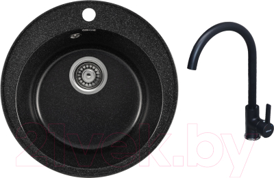 

Мойка кухонная Gerhans, A05 + смеситель KK4299-22