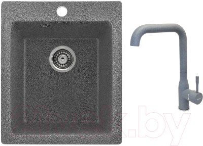 

Мойка кухонная Gerhans, A10 + смеситель KK4698-24