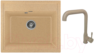 

Мойка кухонная Gerhans, A12 + смеситель KK4698-21