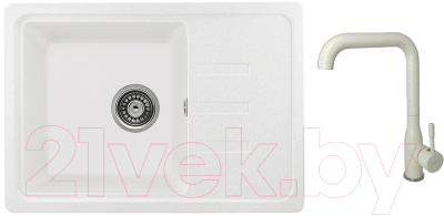 

Мойка кухонная Gerhans, B15 + смеситель KK4698-18