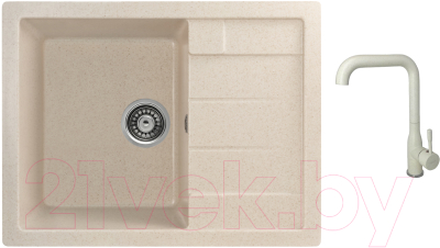 

Мойка кухонная Gerhans, B22 + смеситель KK4698-20