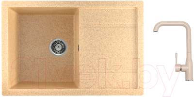 

Мойка кухонная Gerhans, B27 + смеситель KK4698-21