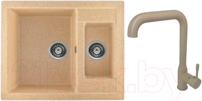 

Мойка кухонная Gerhans, C01 + смеситель KK4698-21