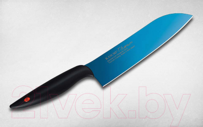 Нож Kasumi Titanium Chef 22018/B (синий)
