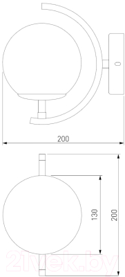 Бра Евросвет Story 50072/1B (золото)