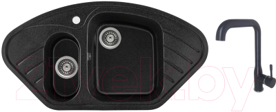 

Мойка кухонная Gerhans, E02 + смеситель KK4698-22