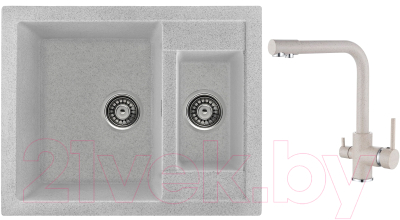 

Мойка кухонная Gerhans, C01 + смеситель KK4055-3-19